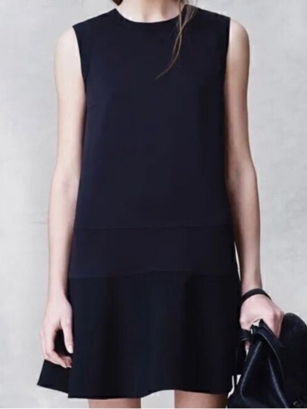 Belstaff Black Sleeveless Mini Dress Size 44 / Size US 12